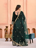 Pure heavy viscous velvet with heavy Coding Embroidery multi Needle sequence Work Salwar Kameez