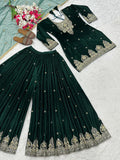 Pure heavy viscous velvet with heavy Coding Embroidery multi Needle sequence Work Salwar Kameez