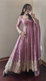 Designer Party Wear Suit Heavy Fandy Silk Embroidery With Sequins Work