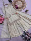 NEW Launching Designer Party Wear  Heavy Chinon Silk Plazzo Suit