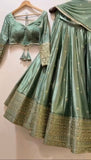 Perfect For Weddings Sangeet, Festive Wear Japan Satin Silk Lehenga Choli