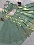 Perfect For Weddings Sangeet, Festive Wear Japan Satin Silk Lehenga Choli