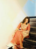 Designer Beautiful Heavy Fandy Silk Salwar Kameez Embroidery And Sequins Work