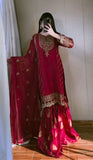 Beautiful Jimmy Cho fabric with Sequence Embroidery work Salwar Kameez