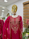 Beautiful Jimmy Cho fabric with Sequence Embroidery work Salwar Kameez