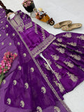 Beautiful Jimmy Cho fabric with Sequence Embroidery work Salwar Kameez