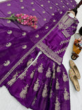 Beautiful Jimmy Cho fabric with Sequence Embroidery work Salwar Kameez