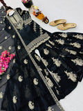 Beautiful Jimmy Cho fabric with Sequence Embroidery work Salwar Kameez