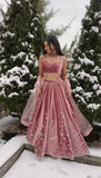 New Arrival Designer Japan Satin Silk Lehenga Choli With Sequnce Work