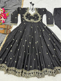 Heavy Vichitra Silk With 5mm Sequence And Embroidery Work Salwar Kameez