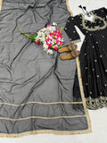 Heavy Vichitra Silk With 5mm Sequence And Embroidery Work Salwar Kameez