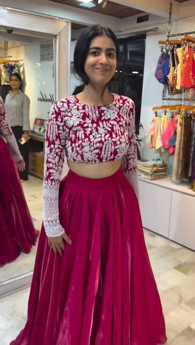 Latest Designer JMV Silk Lehenga Choli With Codeing Dori And Sequnce Work