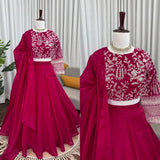 Latest Designer JMV Silk Lehenga Choli With Codeing Dori And Sequnce Work