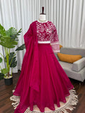 Latest Designer JMV Silk Lehenga Choli With Codeing Dori And Sequnce Work