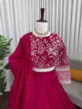 Latest Designer JMV Silk Lehenga Choli With Codeing Dori And Sequnce Work