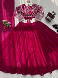 Latest Designer JMV Silk Lehenga Choli With Codeing Dori And Sequnce Work