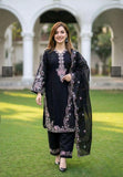 Pure Heavy GMY Silk Material With Embroidery Work Salwar Kameez