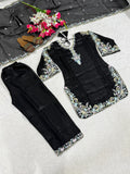 Pure Heavy GMY Silk Material With Embroidery Work Salwar Kameez
