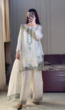 Pure heavy S.O silk Material with Embroidery work Beautiful Salwar Kameez