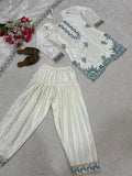 Pure heavy S.O silk Material with Embroidery work Beautiful Salwar Kameez