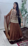 Party Wear Heavy Fox Georgette Top Lehenga And Dupatta Set With Heavy Embroidery Sequins Work