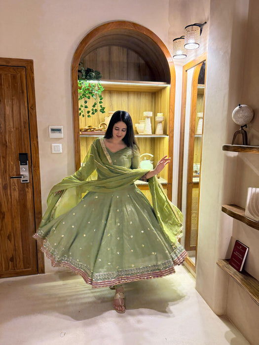 Heavy NC Vichitra Silk With 5mm Sequence And Embroidery Work Salwar Kameez