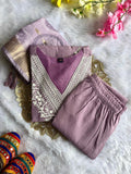 Roman Silk with Beautiful Embroidery With cotton tread Work Salwar Kameez