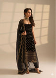 Roman Glass with Soft Micro Inner & Intricate Thread & Sequence work Salwar Kameez