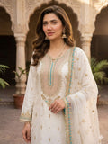 MAHIRA KHAN INSPIRED SEQUENCE EMBROIDERY WORKED TOP PLAZZO AND DUPATTA
