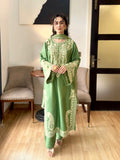 New Designer Party Wear Look Pure Soft Nylon Organza Silk Top Plazzo & Dupatta Set