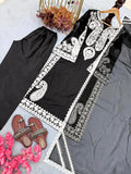 New Designer Party Wear Look Pure Soft Nylon Organza Silk Top Plazzo & Dupatta Set