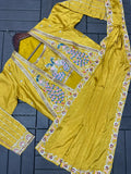 New Super Trending Party jacket with saree Ready to wear Embroidery work saree