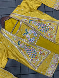New Super Trending Party jacket with saree Ready to wear Embroidery work saree