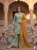 Heavy Fendy Silk Material With 5mm Sequence Embroidery Work Salwar Kameez