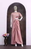 New Bollywood Style Embroidery Work detailing 3 piece Indo-Western Set