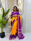 Mysore Silk Saree With Micro Cotton Inner & Jacquard Work