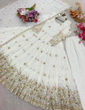 Pure Vicitra Silk With Embroidery 5mm Sequences Work Salwar Kameez