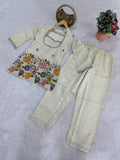 Designer Premium Tissue Shimmer Sill Co-Ord Set