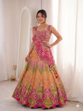 New Super Embroidery Coding work Full Stitched Lehenga choli