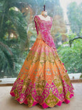 New Super Embroidery Coding work Full Stitched Lehenga choli