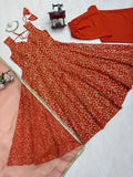Faux Georgette with Thread & Sequence Work With Fancy Lace Salwar Kameez