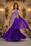New Super Trending Embroidery Sequence work ready to wear saree with Embroidery Blouse