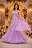 New Super Trending Embroidery Sequence work ready to wear saree with Embroidery Blouse