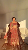 Beautiful Krishma silk thread with Sequence Work Lehenga Choli