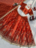 Latest Designer Krishma Silk Lehenga Choli With Thread With Sequnce Work