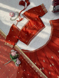 Latest Designer Krishma Silk Lehenga Choli With Thread With Sequnce Work