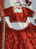 Latest Designer Krishma Silk Lehenga Choli With Thread With Sequnce Work