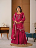 New Designer Party Wear Look Top , Sharara Plazzo and Dupatta