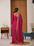 New Designer Party Wear Look Top , Sharara Plazzo and Dupatta