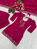 New Designer Party Wear Look Top , Sharara Plazzo and Dupatta